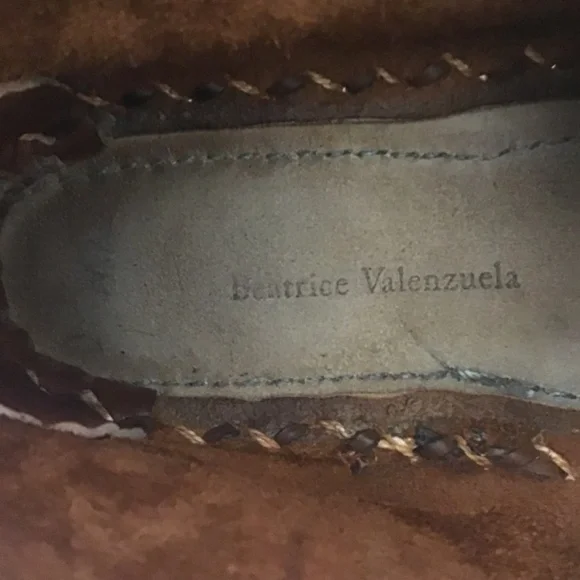 Beatrice Valenzuela / Ricardo Medina Lace Up Combinados Brown Leather Boots - Picture 8 of 9